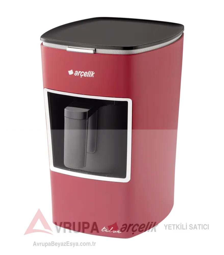 ARÇELİK K 3300 Mini Telve Kırmızı Türk Kahve Makinesi