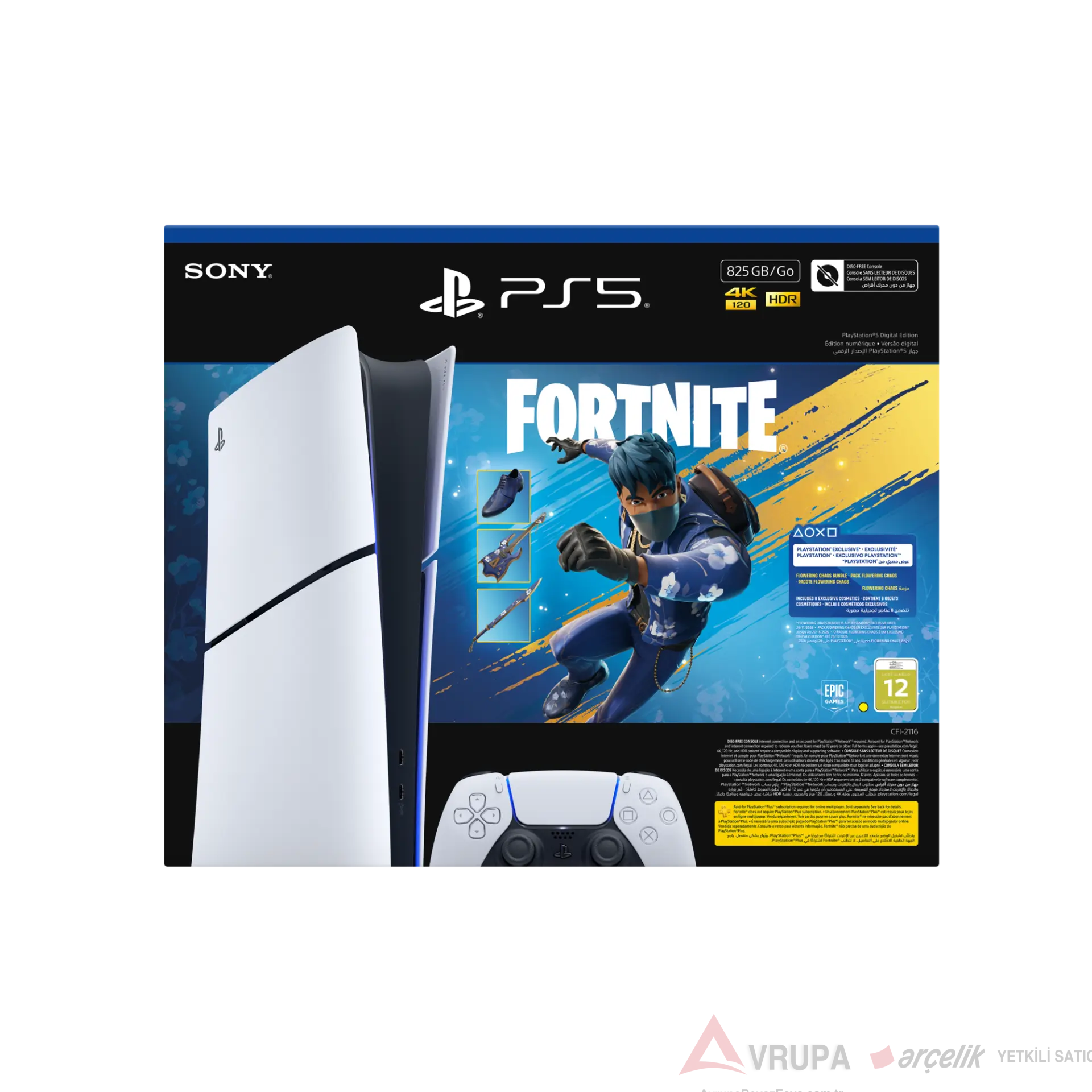 SONY PLAYSTATION5 DIGITAL/FORTNITEV2 BDL Oyun Konsolu