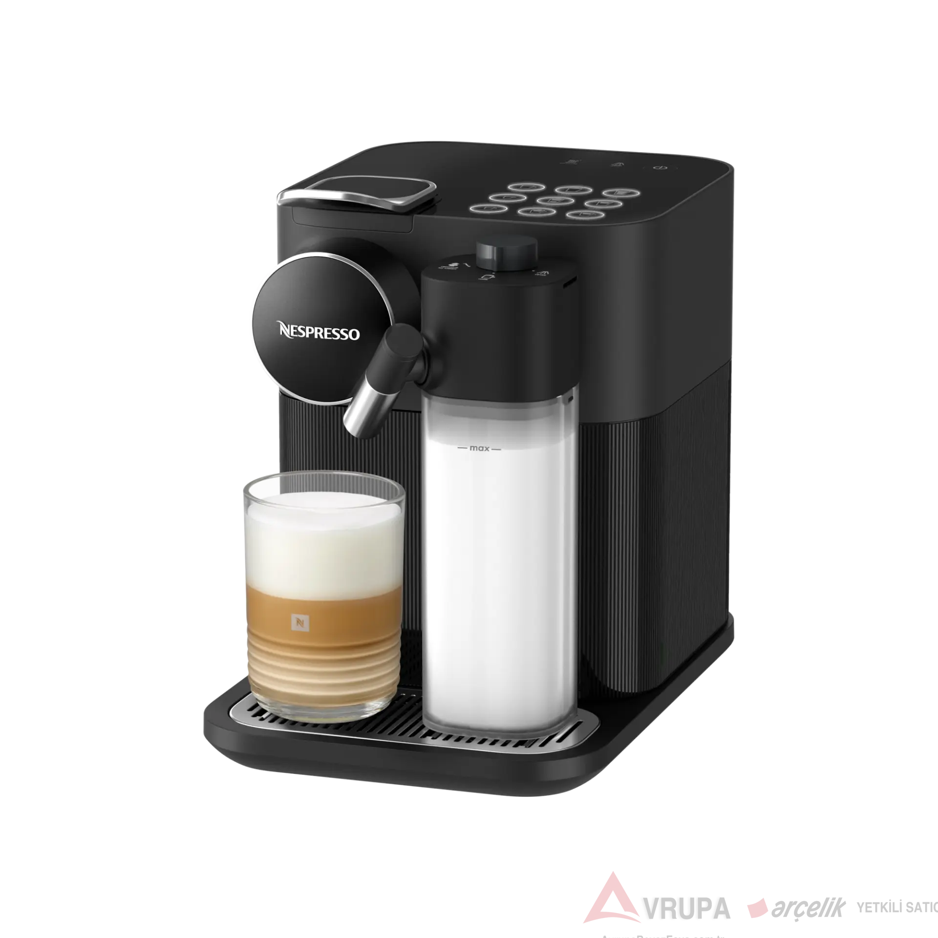 Nespresso F541 Gran Lattissima Siyah Kapsül Kahve Makinesi
