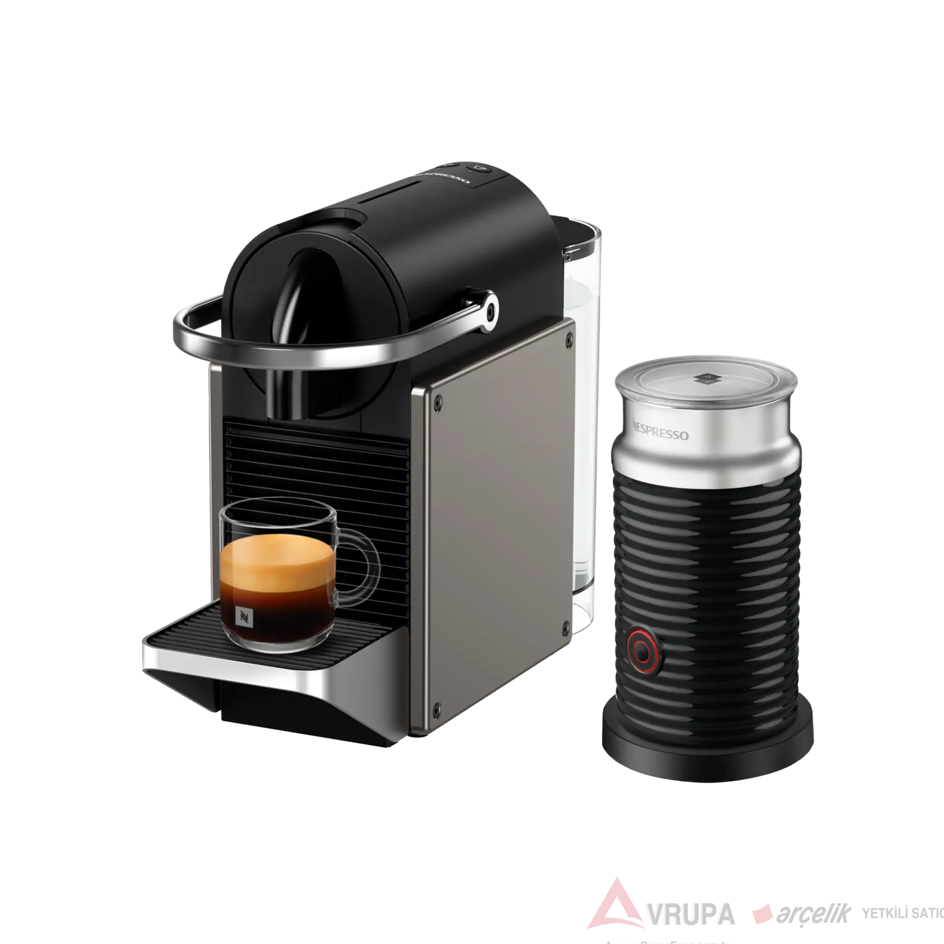 Nespresso Pixie Titan ve Aeroccino 3